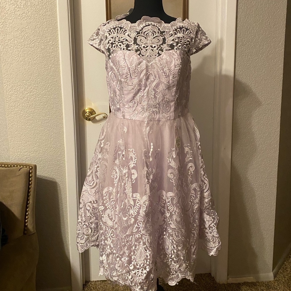 Chichi London Silver/Purple NWT Size UK14